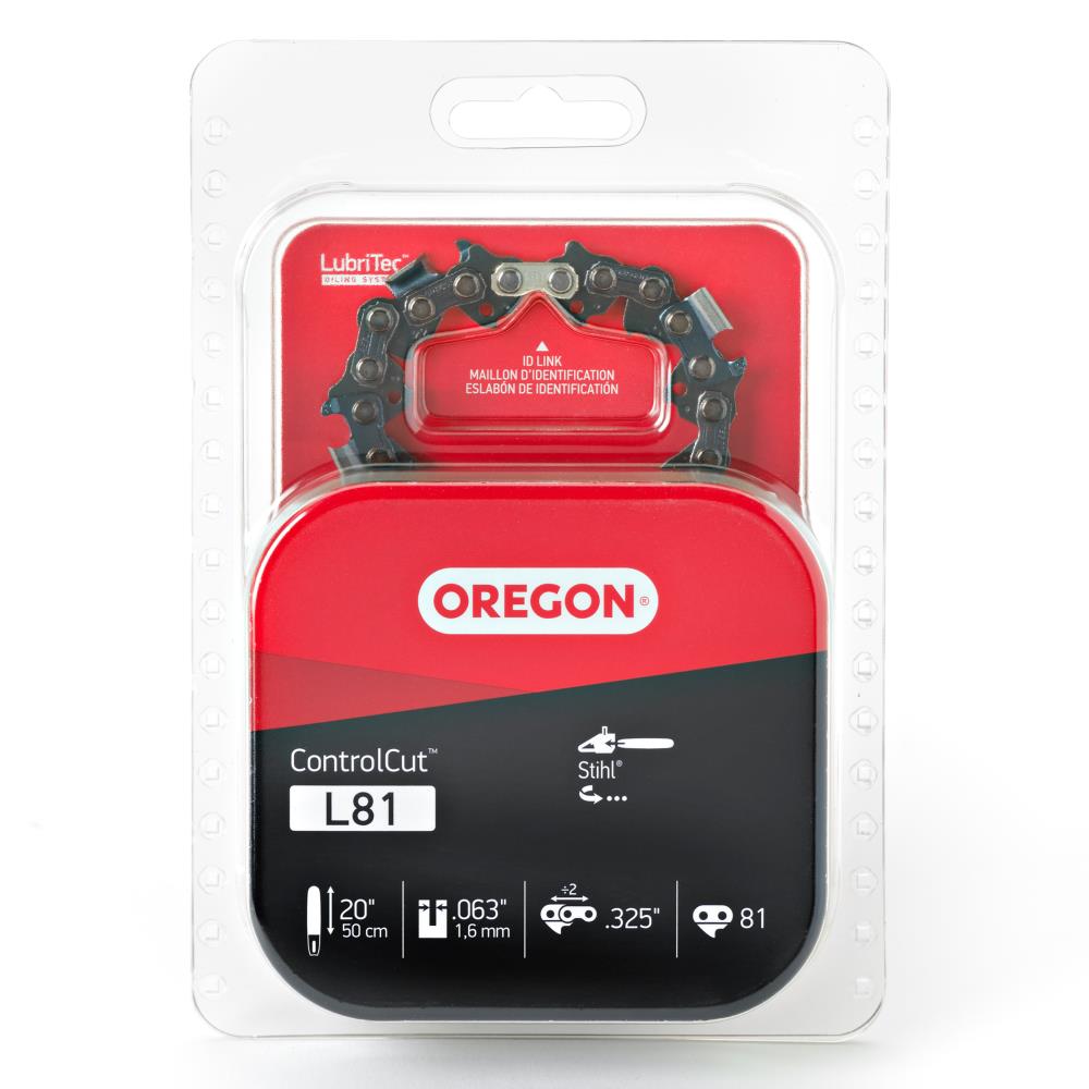 L81 81 Link Replacement Chainsaw Chain For 20-in, 0.063-in Gauge,0.325-in Pitch L81