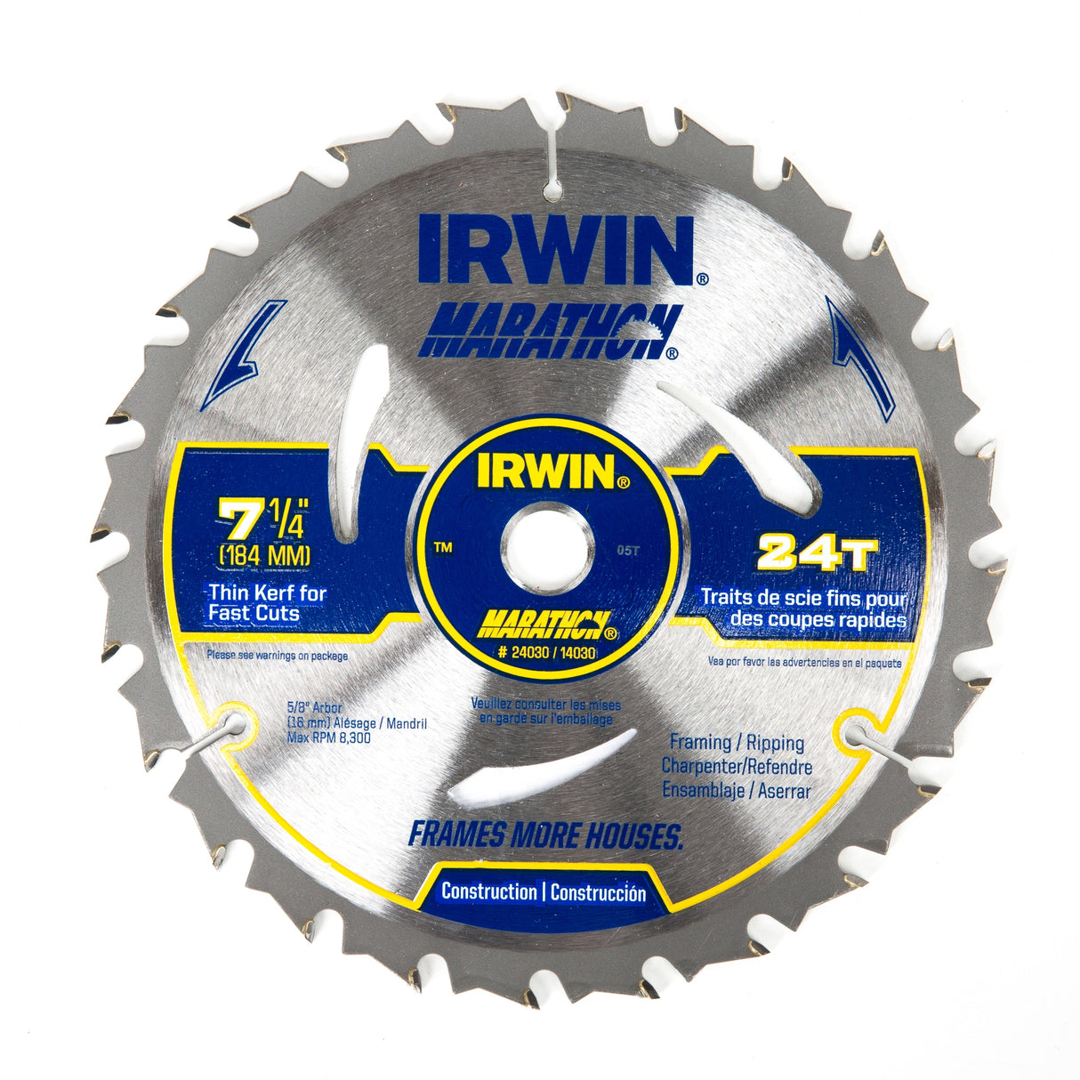 7-1/4-in 24-Tooth Rough Finish Carbide Circular Saw Blade 2001060