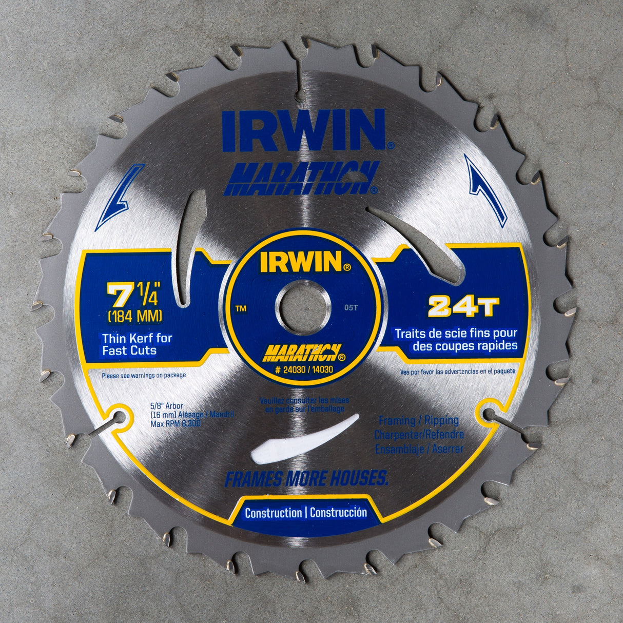 7-1/4-in 24-Tooth Rough Finish Carbide Circular Saw Blade 2001060