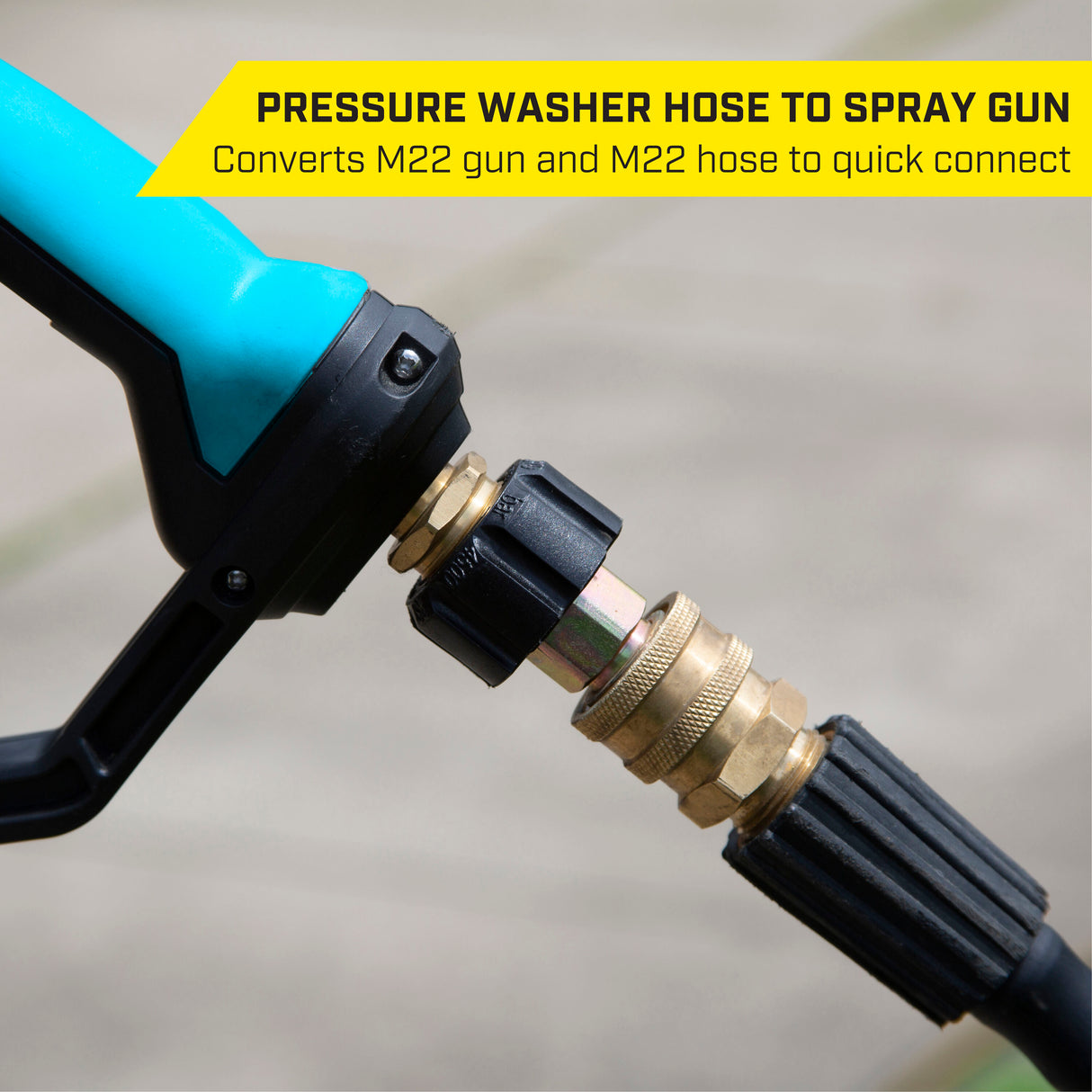 4500 PSI 3/8-in Brass Gas and Electric Pressure Washers Quick Disconnect Socket Set SGY-PWA78