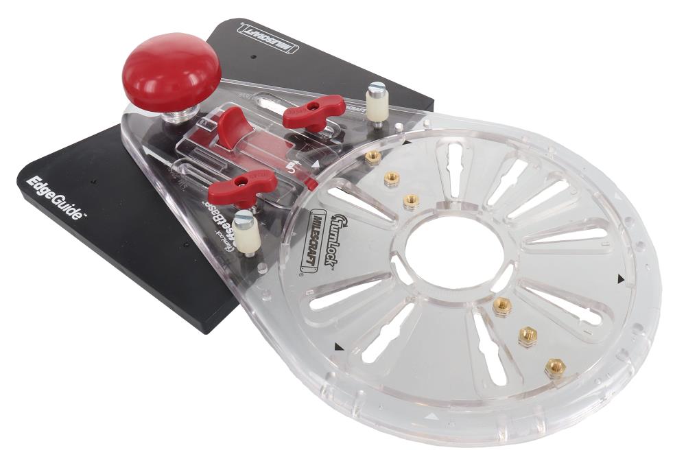 Edge & Mortise Guide Universal Router Guide for Straight or Cylindrical Edges 12240003