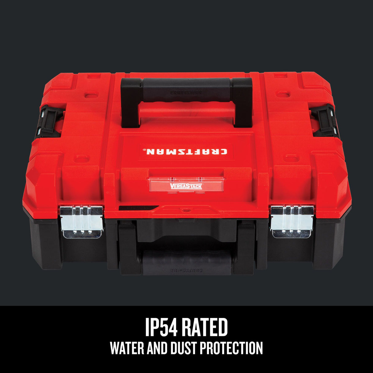 VERSASTACK 17-in W x 6.87-in H x 13-in D Red Plastic Tool Box CMST17830