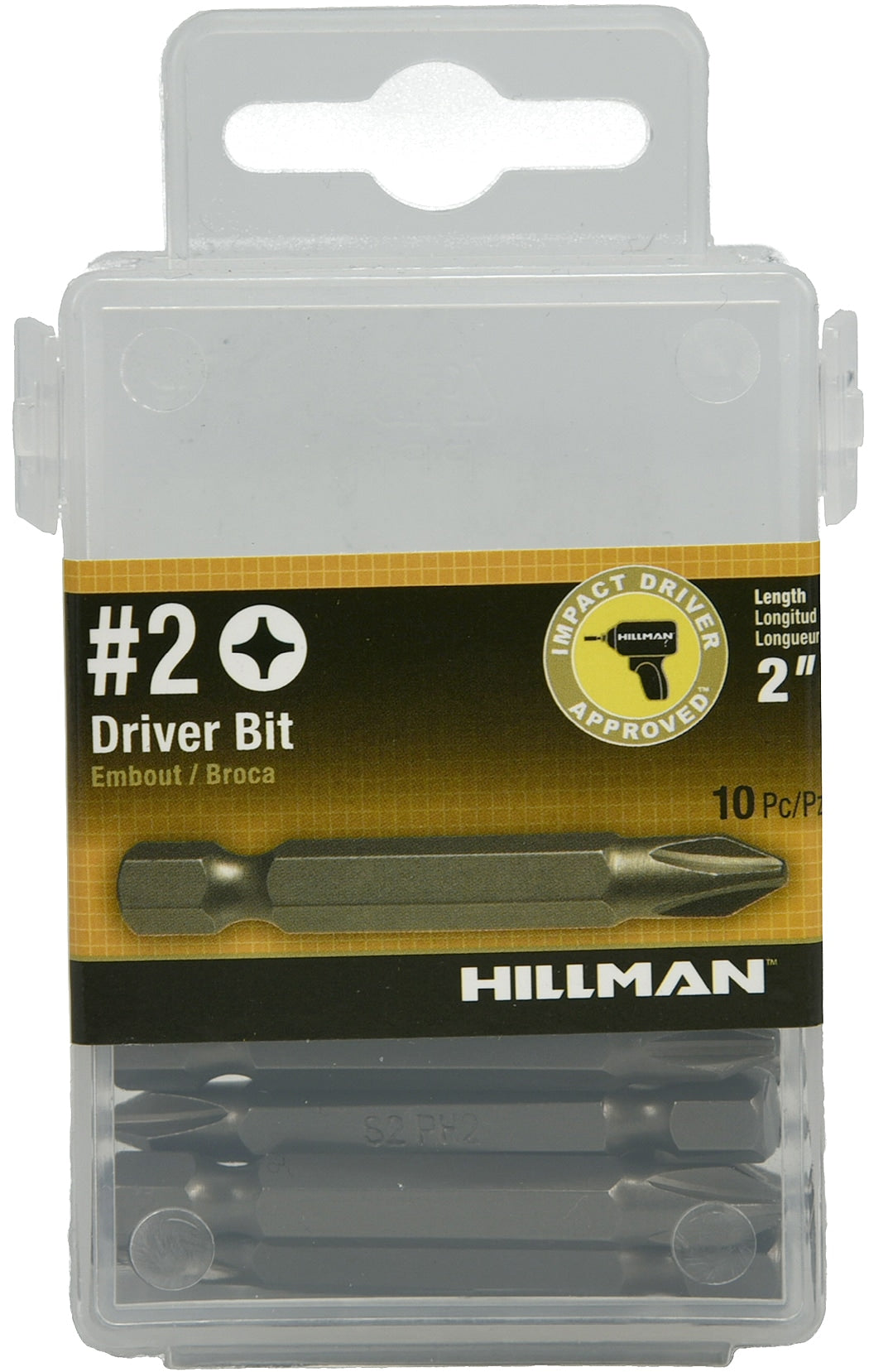 2-in #2 Phillips Screwdriver Bit Set (10-Piece) 48796