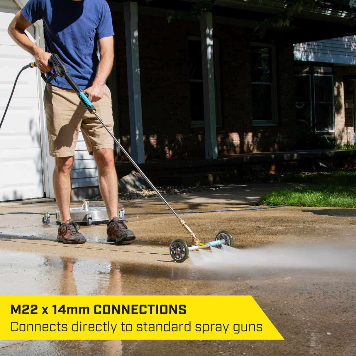 3-ft 4500 PSI Steel Pressure Washer Spray Wand SGY-PWA89