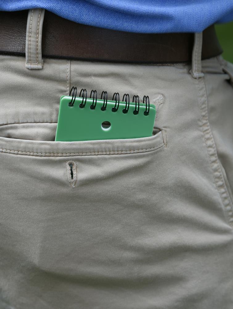 6-in x 3-in Green Notepad 707018