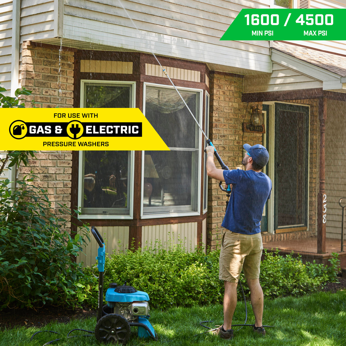 3-ft 4500 PSI Steel Pressure Washer Spray Wand SGY-PWA89