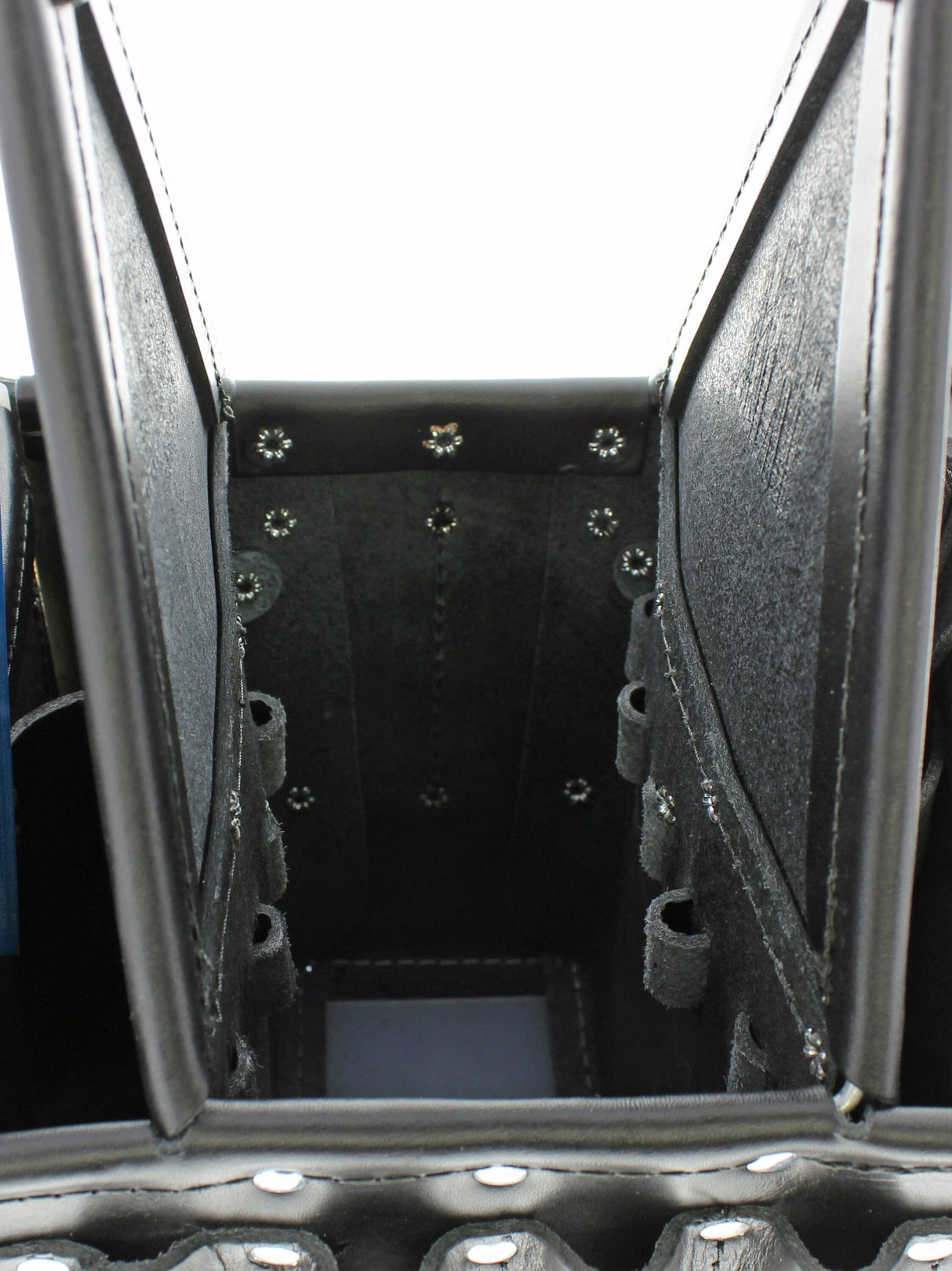 Black Leather 10.75-in Electrician's Tote 35-975BLK