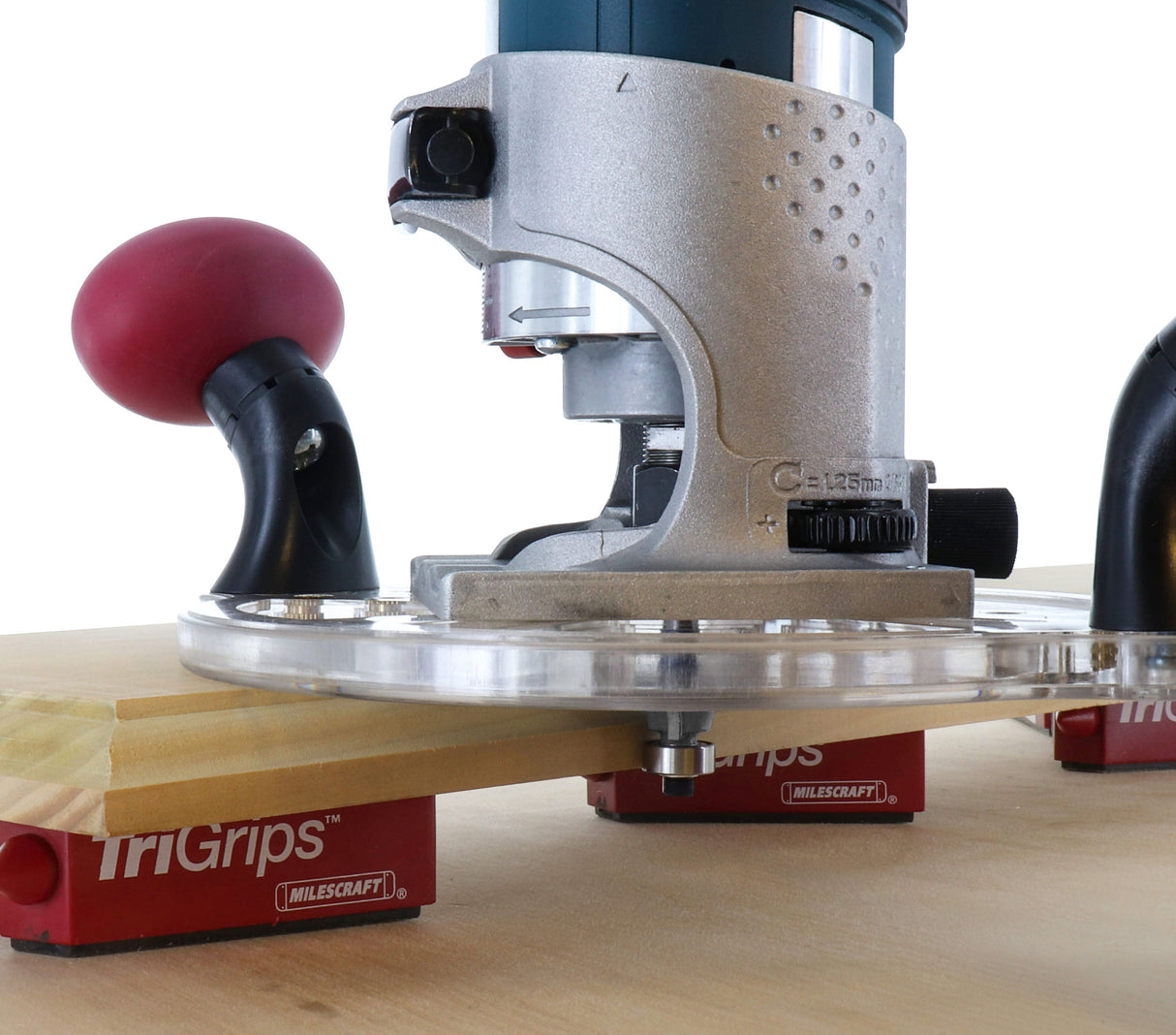 CompactSubBase - Universal Router Sub Base with Soft Grip Handles and Standard Metal Bushing Compatibility 12250003