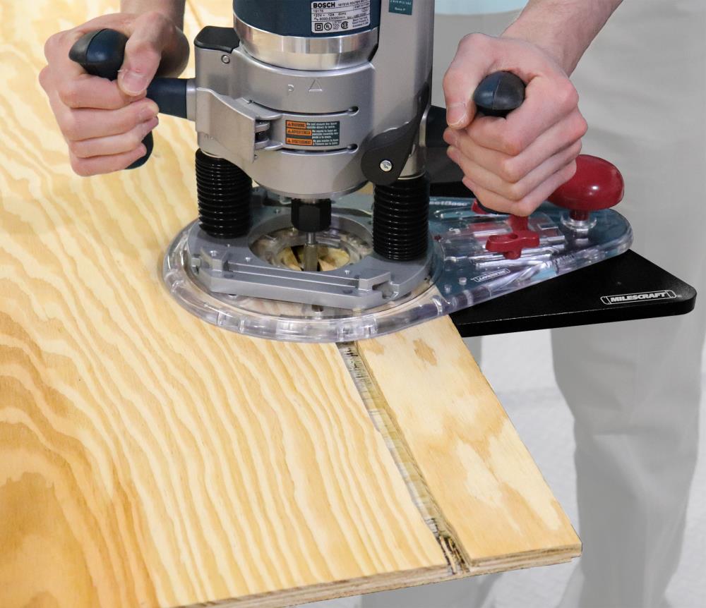 Edge & Mortise Guide Universal Router Guide for Straight or Cylindrical Edges 12240003