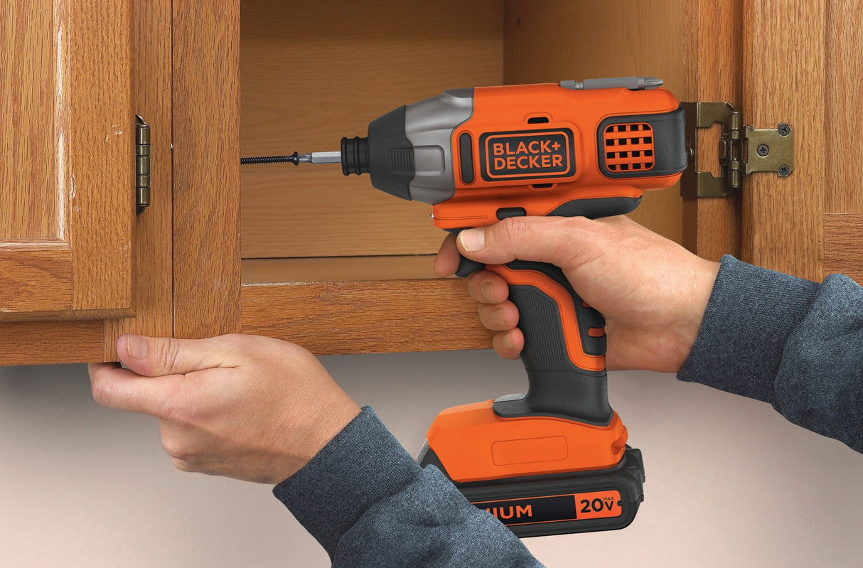 20-volt Max 1/4-in Cordless Impact Driver (1-Battery Included, Charger Included) BDCI20C
