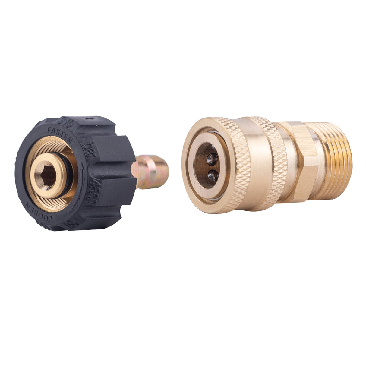 4500 PSI 1/4-in Brass Gas and Electric Pressure Washers Quick Disconnect Plug and Female Metric SGY-PWA98