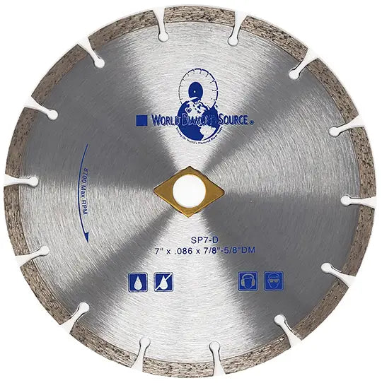 7″ x .060″ x 7/8″ Diamond