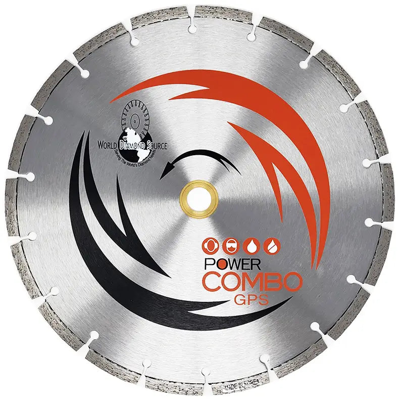 10″ POWER COMBO – LASER WELDED – SEGMENTED BLADE