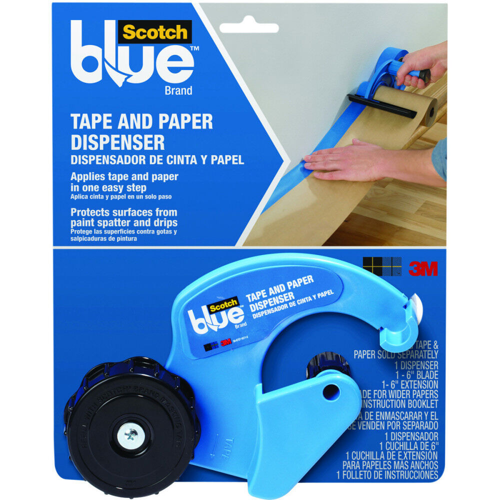 ScotchBlue Blade Masking Tape Blue & Black & Paper Dispenser 17879