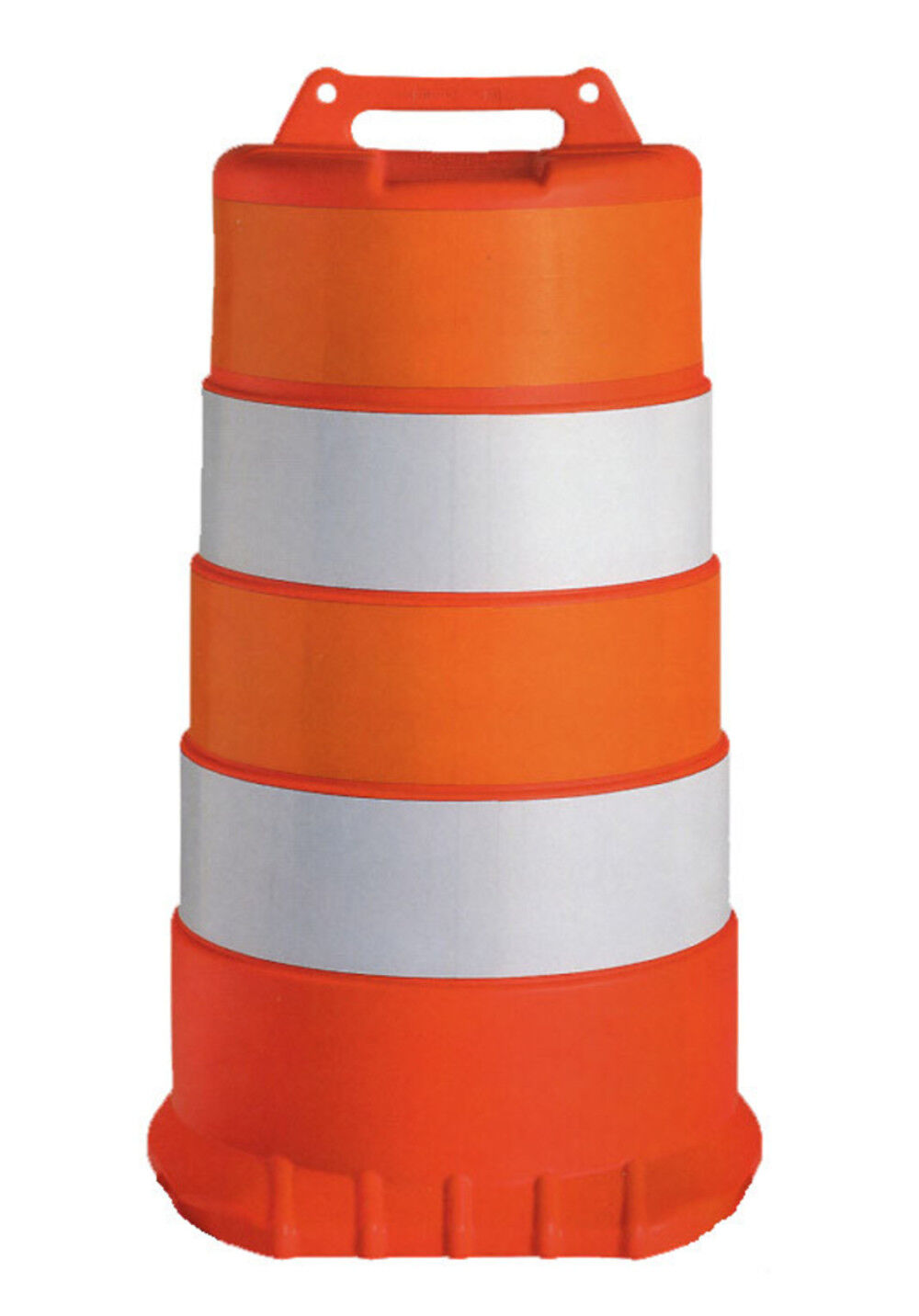 High Density Channelizer Drum with 4 In. Engineer Grade Reflective Sheeting 18044-HD-EG-NB