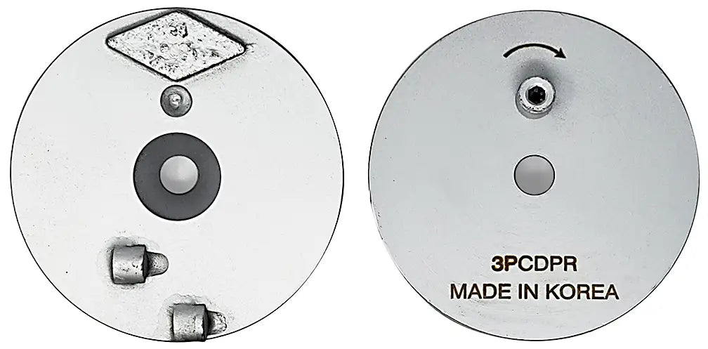 PCD 3″ Round Tooling – Right Turn – Thin Coating