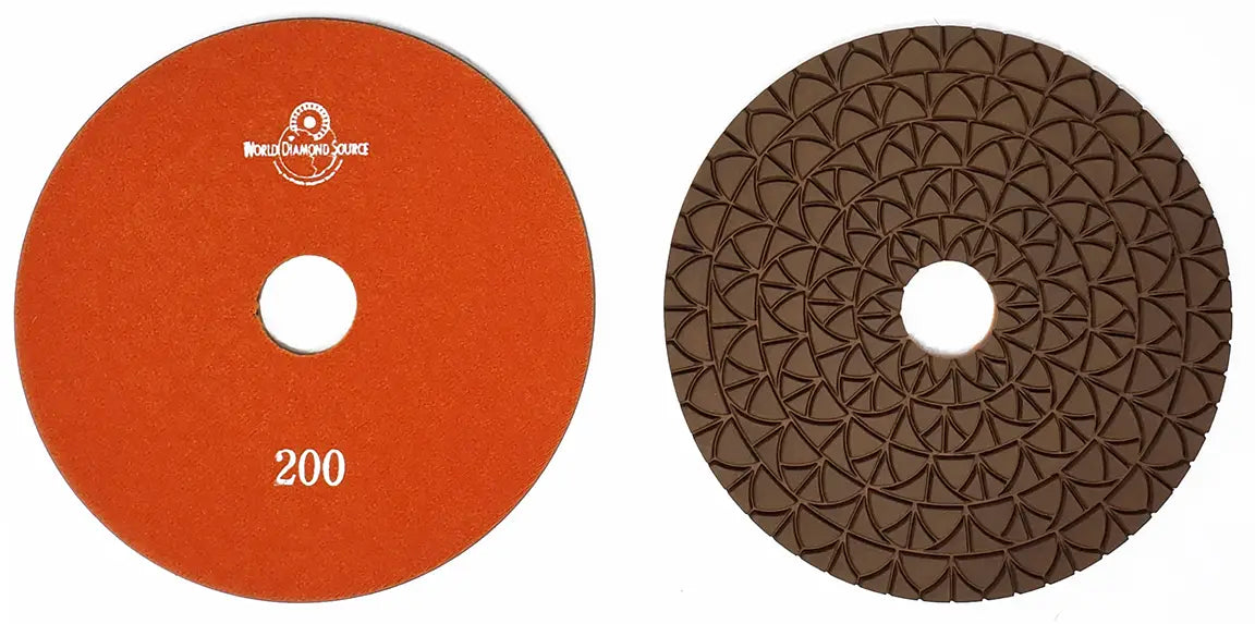 7″ HYBRID FLOWER HAND PADS – DRY/WET – 200 GRIT