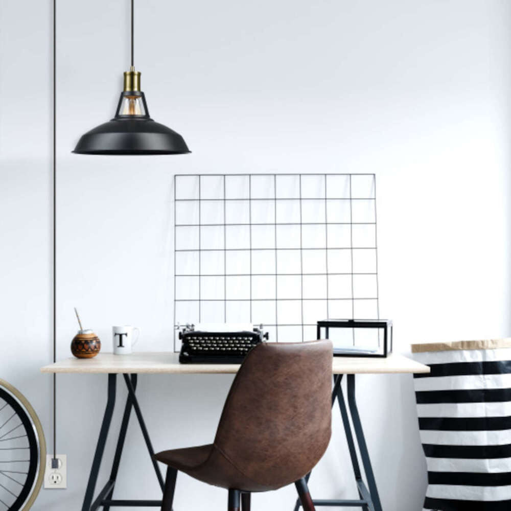 Robin Ceiling Light Antique Brass 60W E26 3008635