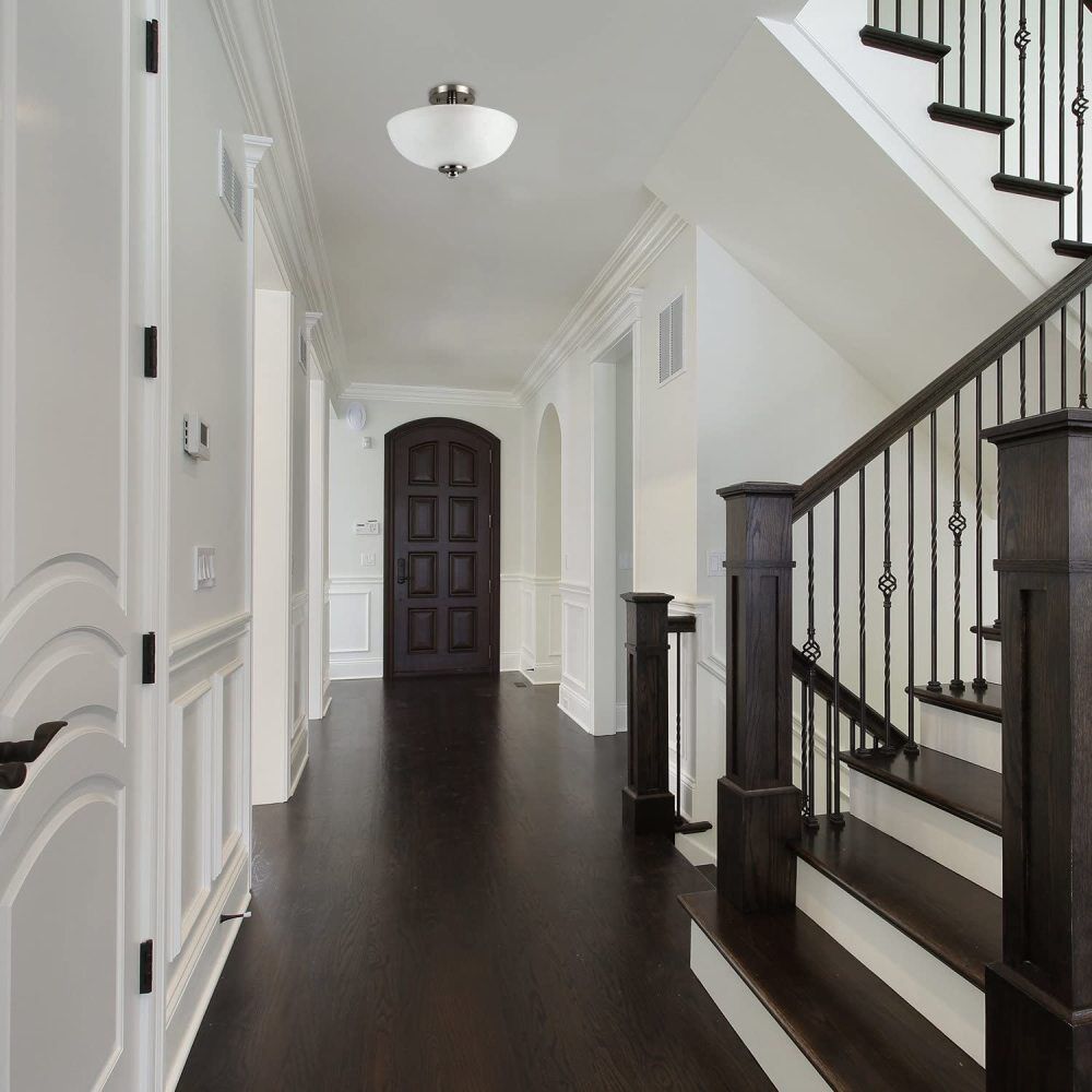 Hudson Ceiling Light Brushed Nickel 60W E26 3008636