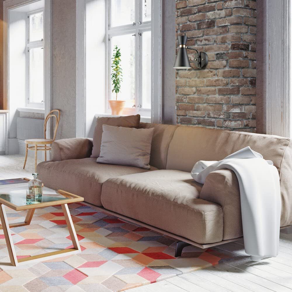 Belmont Wall Sconce Satin Black Hourglass 1 Light 3008639