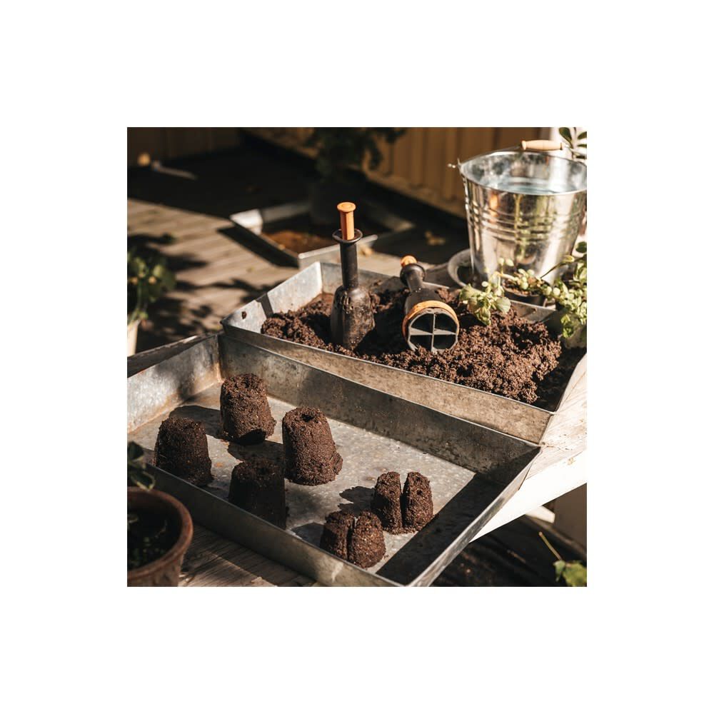 Orange and Black Soil Block Maker 340120-1001