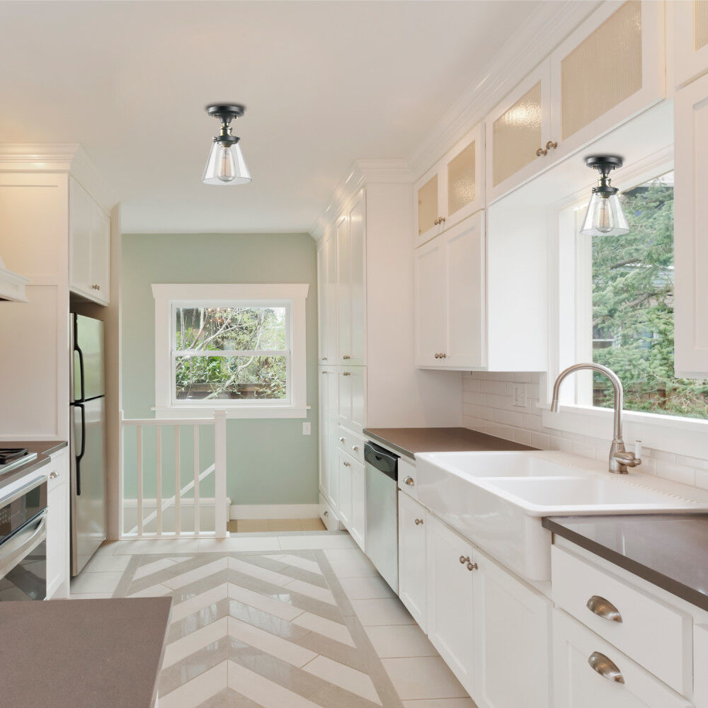 Jackson Flush Mount Light 1 Light Dark Bronze 3806924