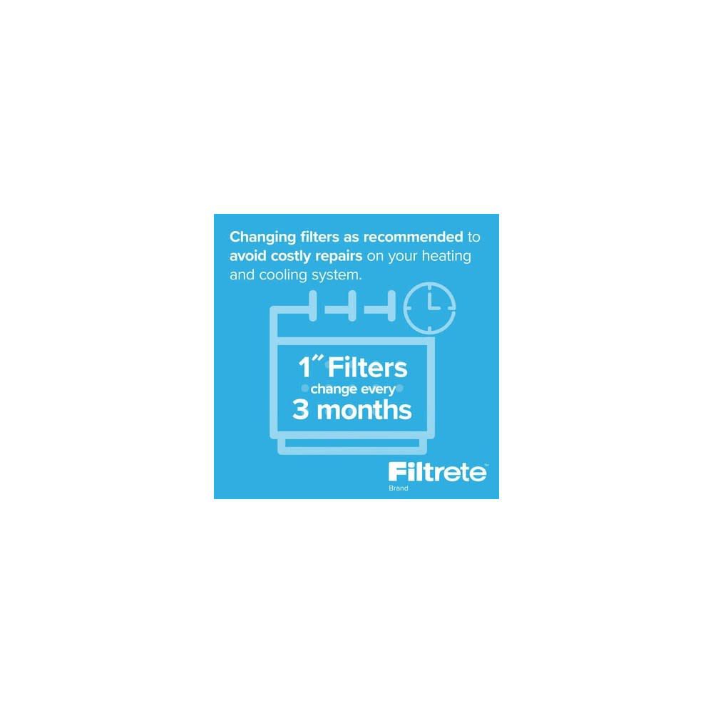 Filtrete 1500 MPR 14 x 25 x 1 Inch Bacteria & Virus Air Filter 4 Pack 2004-4
