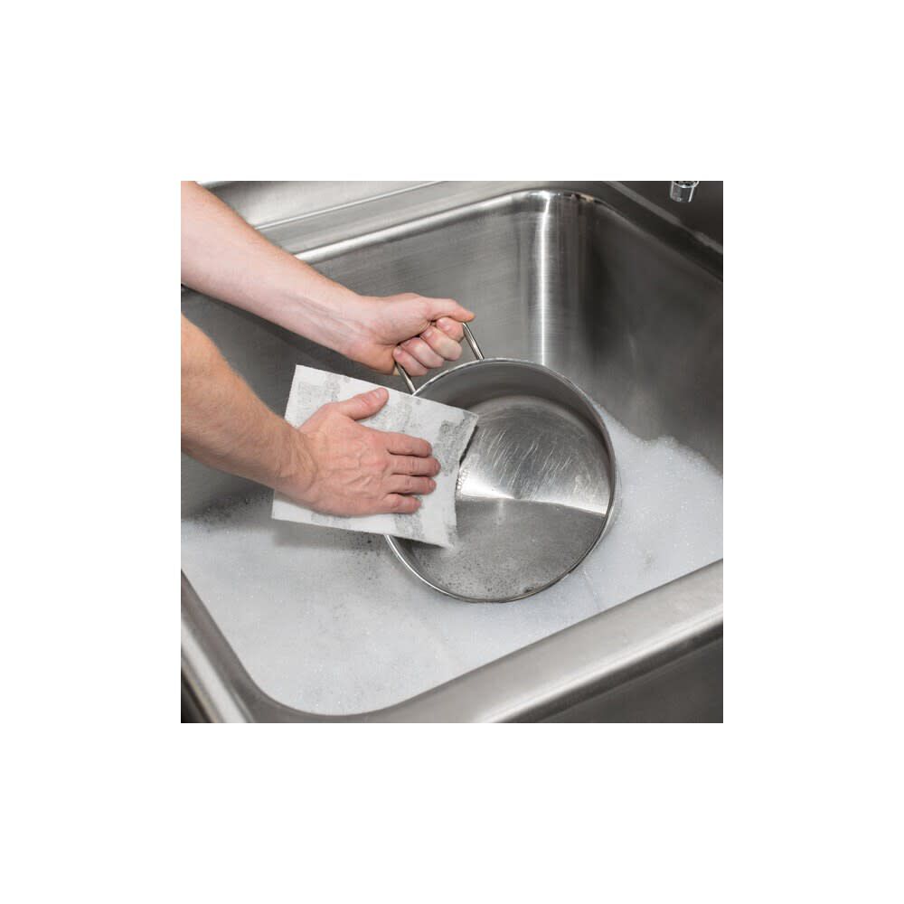 Scotch Brite 6 x 9in White Light Duty Scrub Cleansing Pad 20pk 1091552