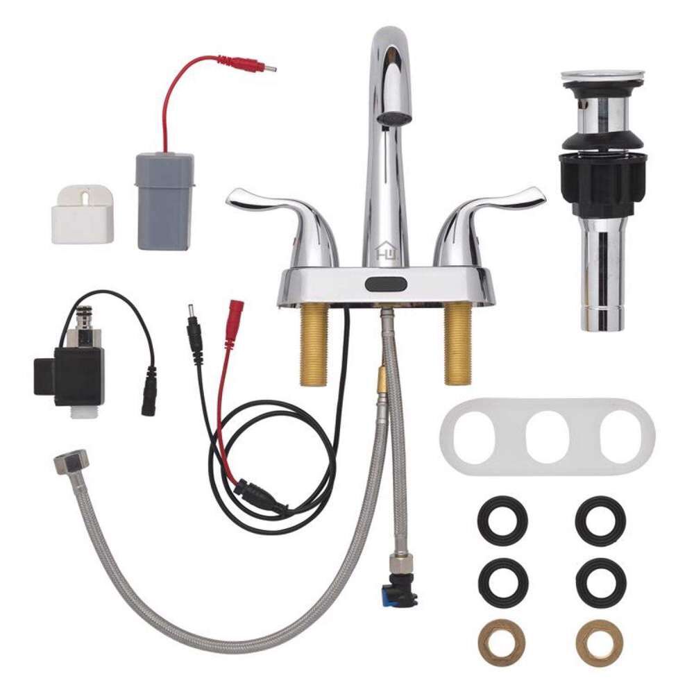 Bathroom Sink Faucet Chrome 2 Handle 4000485