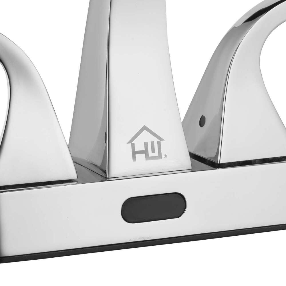 Bathroom Sink Faucet Chrome 2 Handle High Arc 4000527