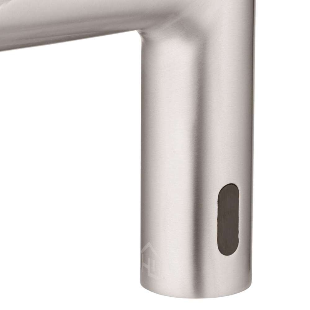 Bathroom Sink Faucet Nickel 1 Handle Mid Arc 4000782