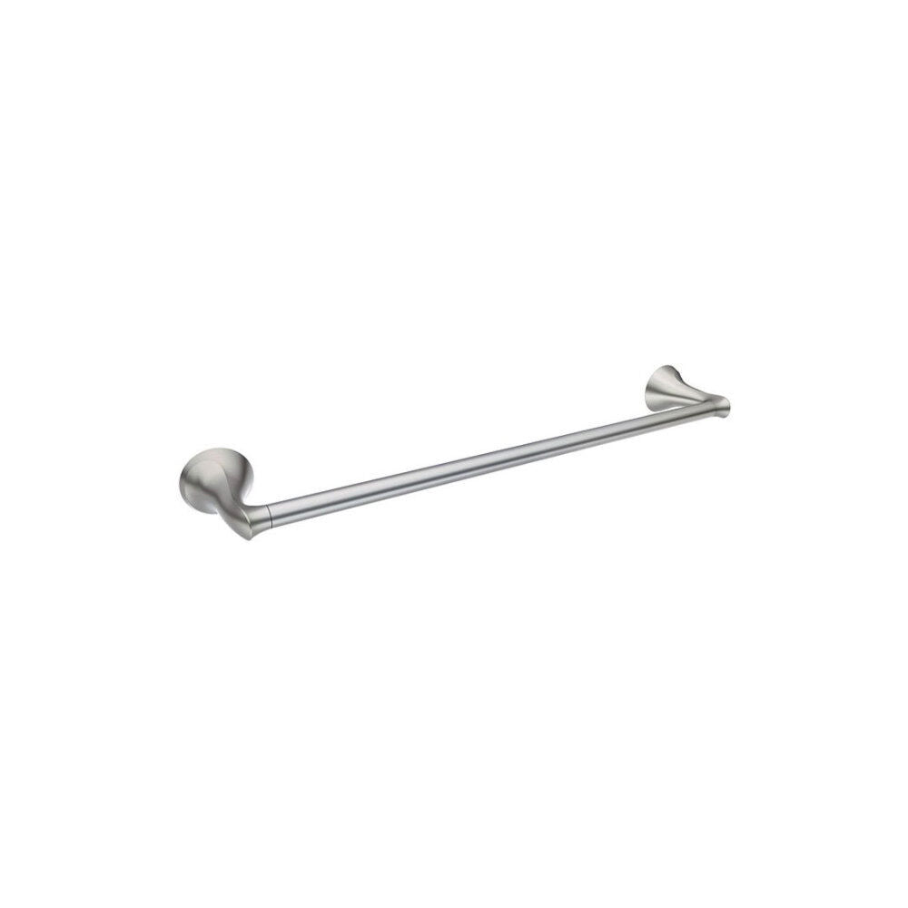 Darcy Brushed Nickel 24in Towel Bar with Press & Mark Stamp MY1524BN