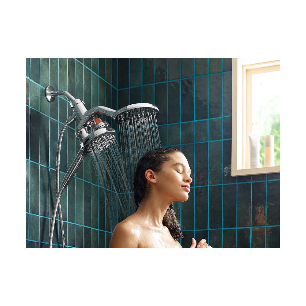 Chrome Aromatherapy Combination Shower with INLY Capsules IN208C2