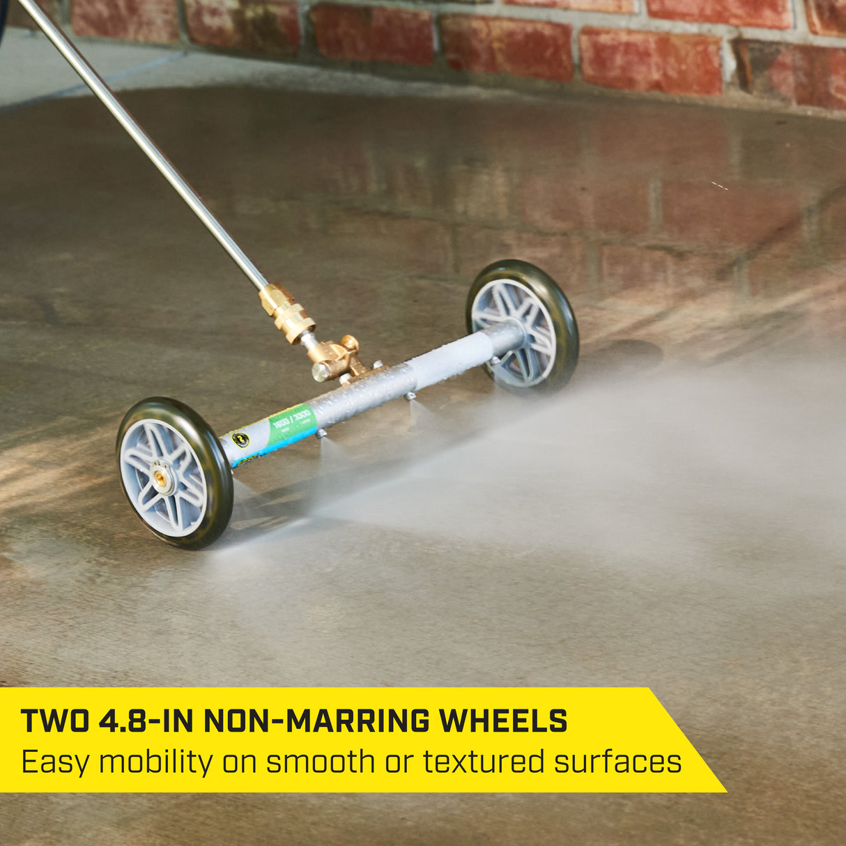 14-in 3300 PSI Scrubbing Broom for Gas and Electric Pressure Washers SGY-PWA97