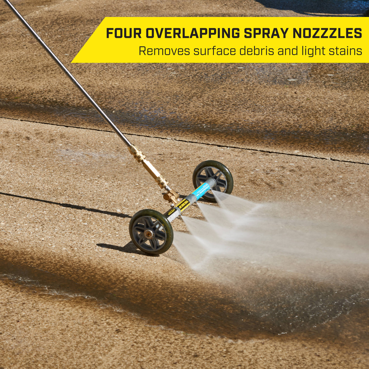 14-in 3300 PSI Scrubbing Broom for Gas and Electric Pressure Washers SGY-PWA97