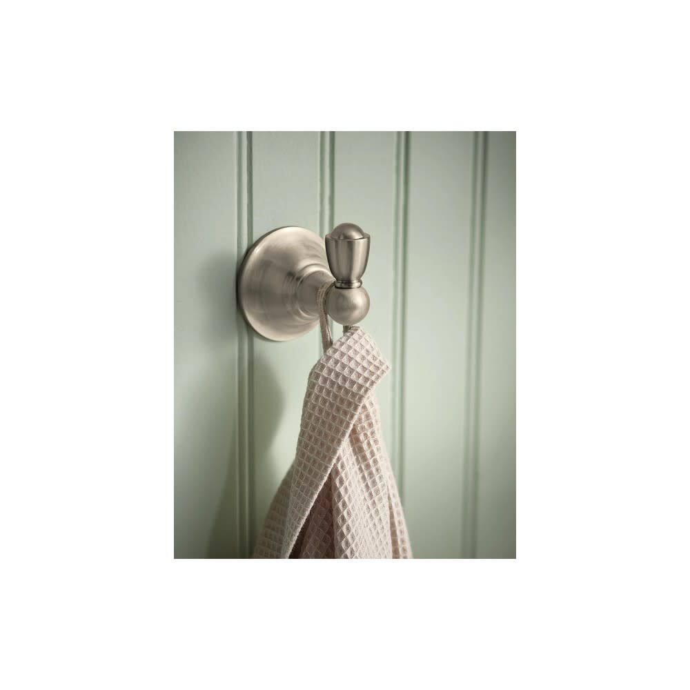 Sage Robe Hook Brushed Nickel Single DN6803BN