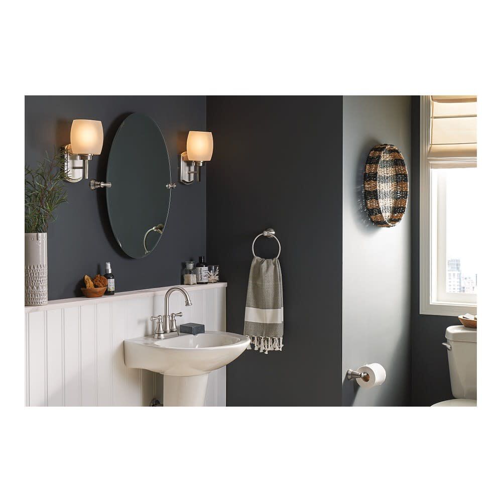 Banbury Toilet Paper Holder Brushed Nickel Pivoting Y2608BN