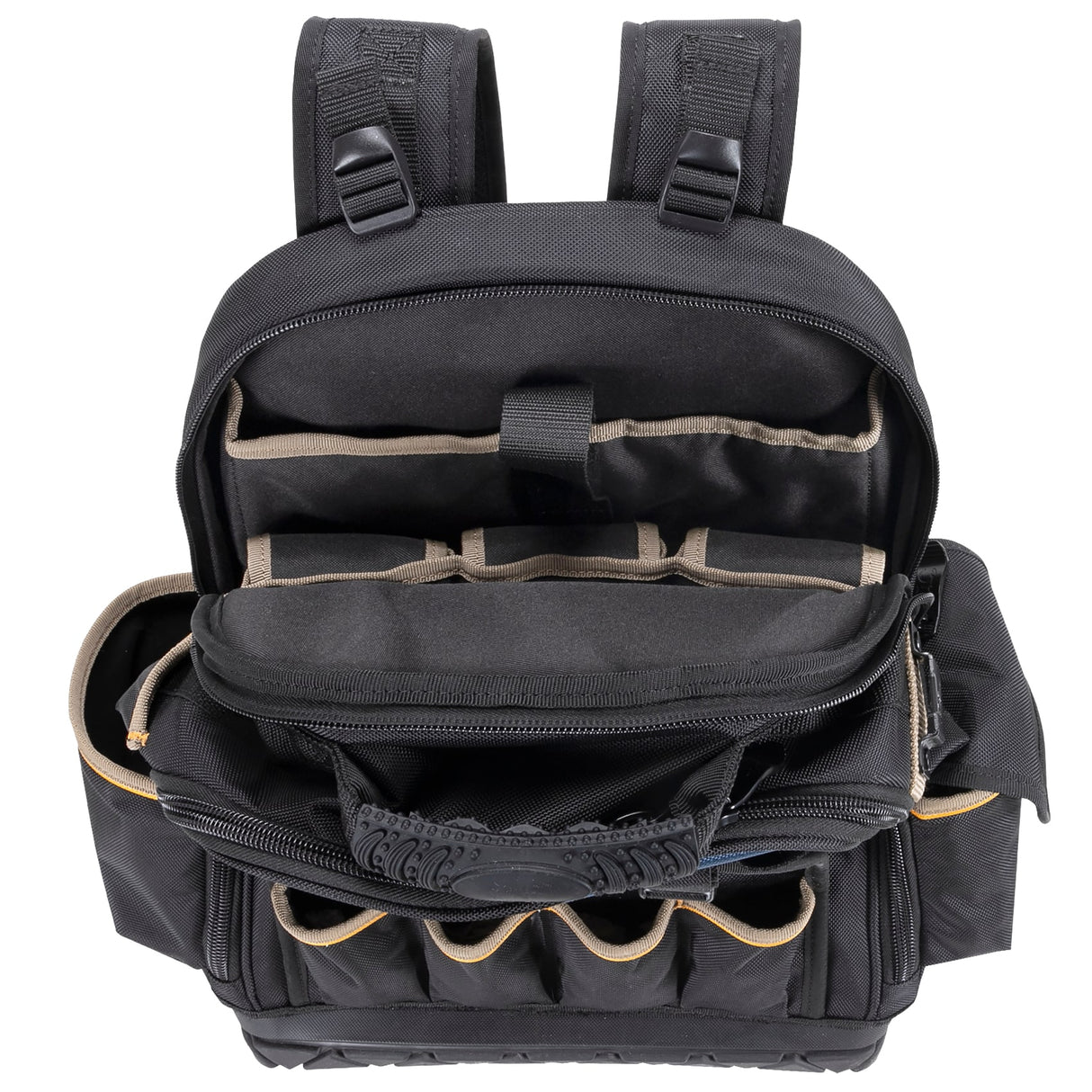 Black/Blue Ballistic Nylon 13-in Electrician's Tote PB1531