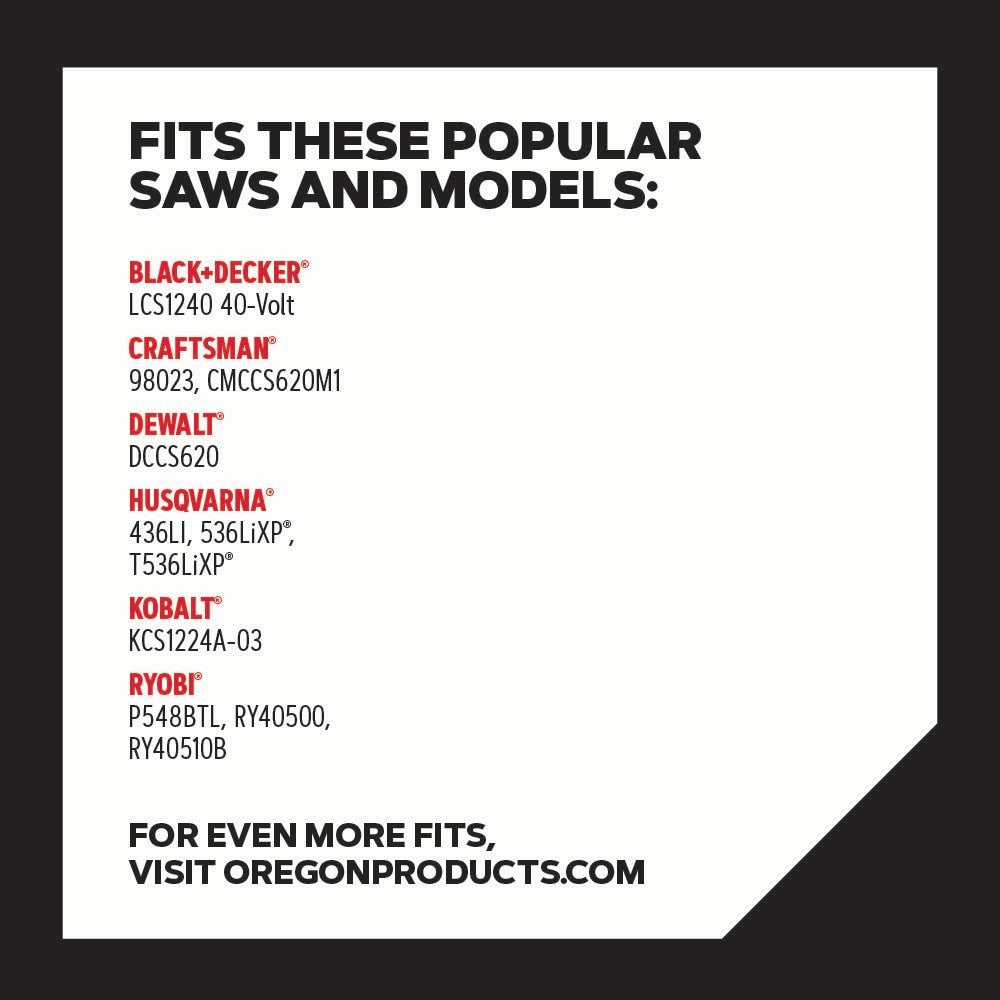 R45 45 Link Replacement Chainsaw Chain For 12-in, 0.043-in Gauge, 3/8-in Pitch R45-21