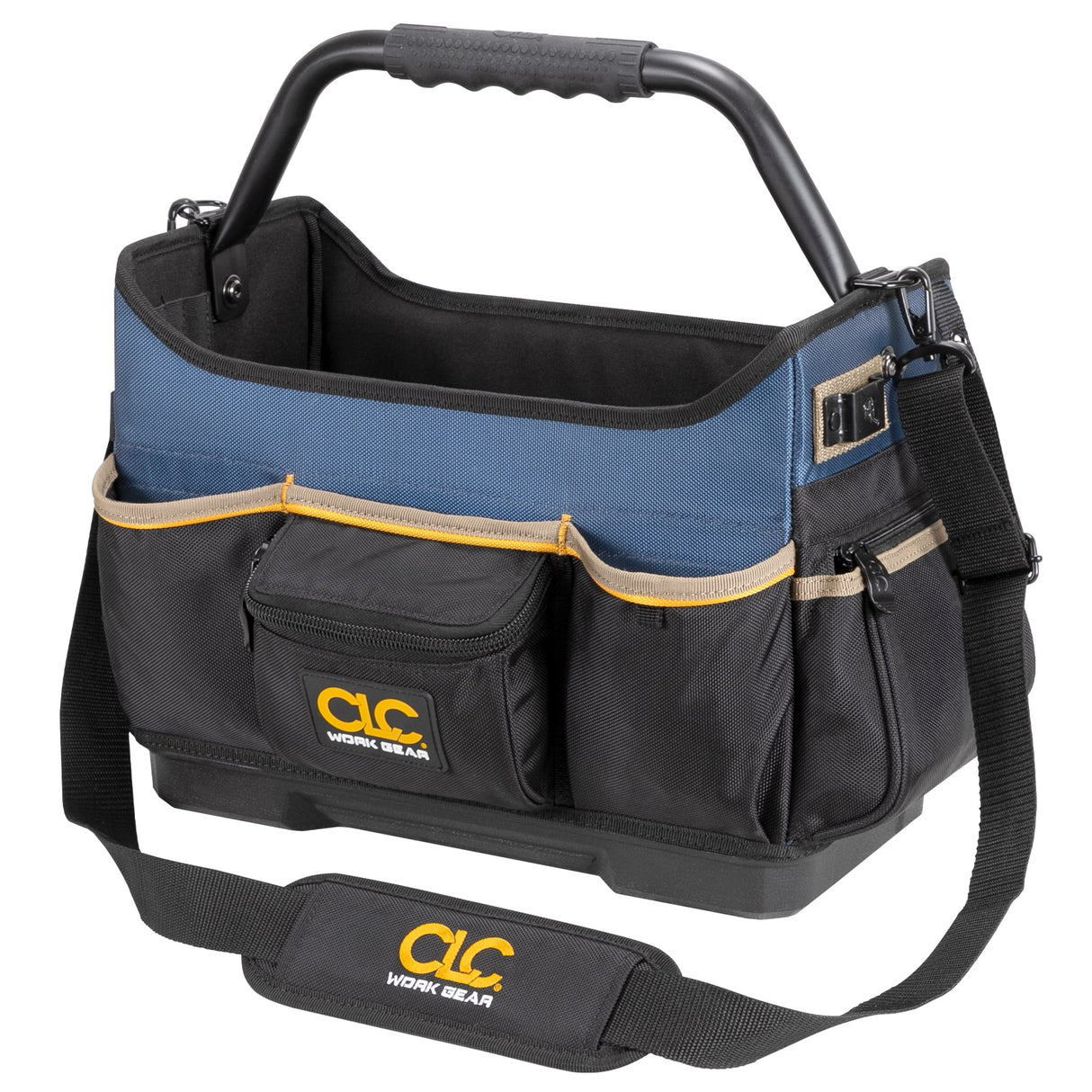 Black/Blue Ballistic Nylon 15-in Tool Bag PB1580
