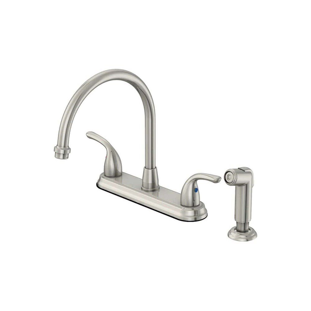 Pacifica Kitchen Faucet Two Handle Brushed Nickel 67157-1104