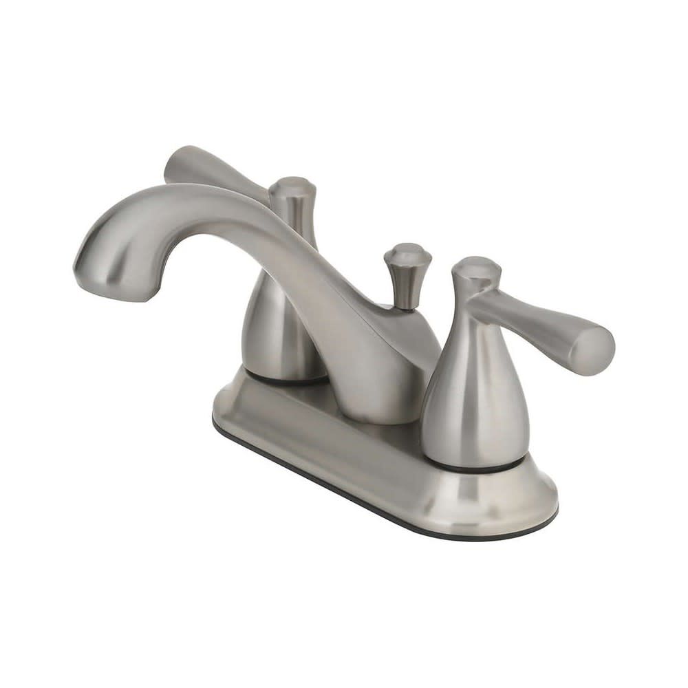 Brushed Nickel Two Handle Bathroom Sink Faucet 67297W-6004