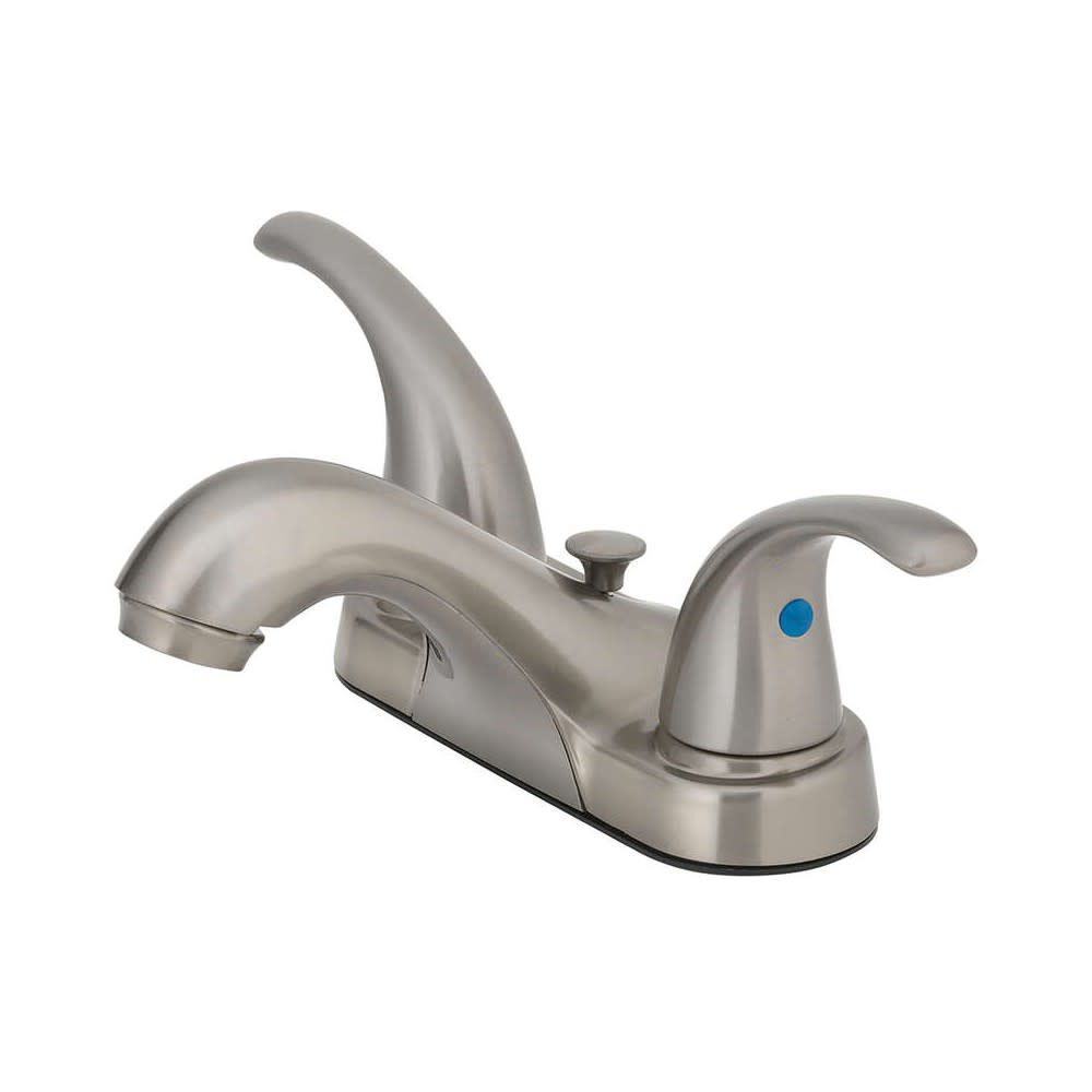 Bathroom Sink Faucet Two Handle Brushed Nickel 67499W-6104