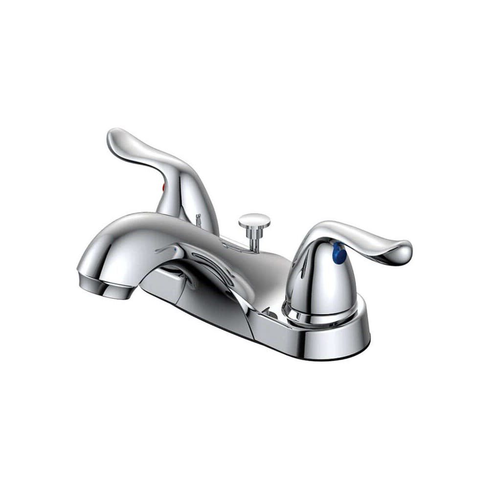 Lavatory Pop Up Faucet Two Handle Chrome 67499W-6101