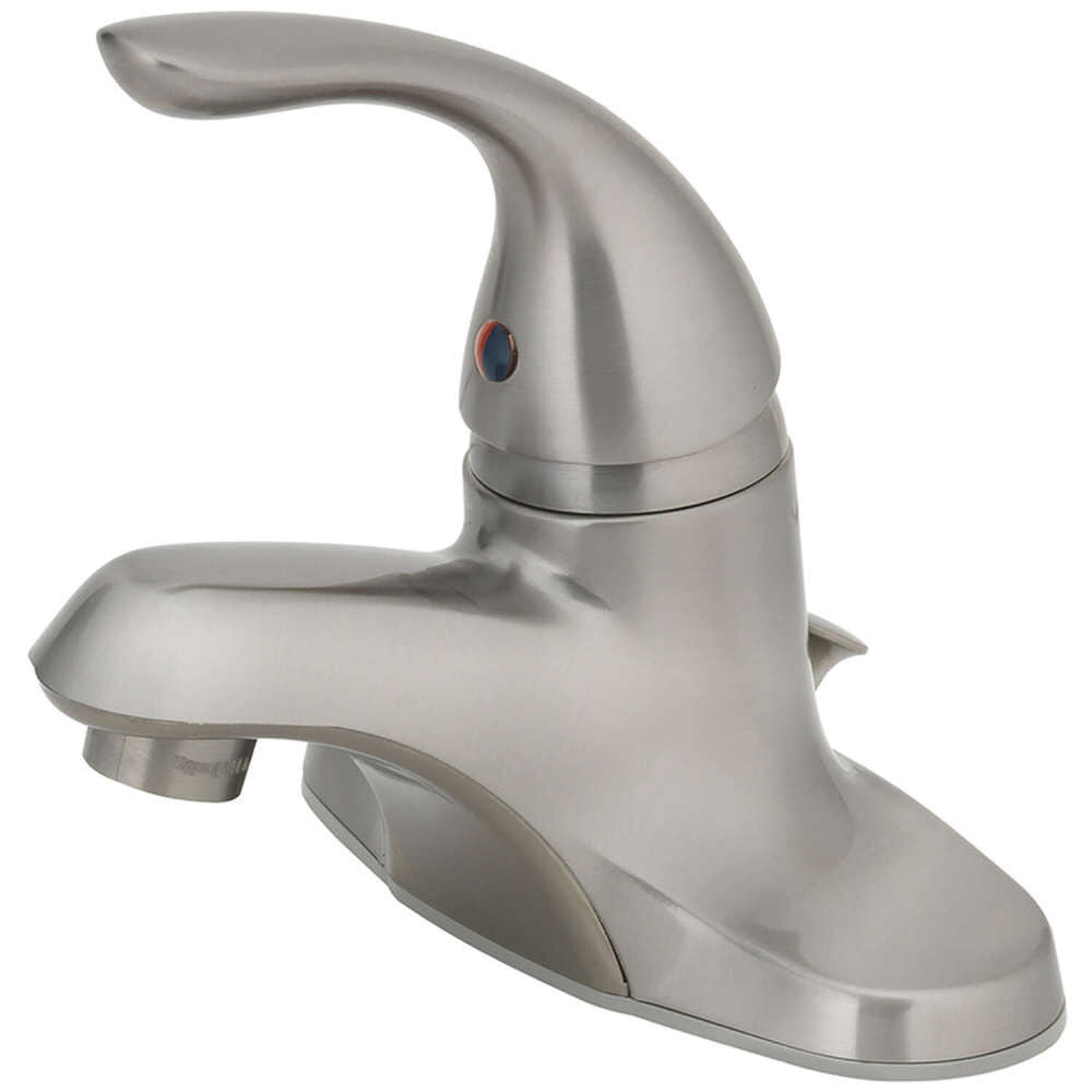 Bathroom Sink Faucet One Handle Brushed Nickel 65480W-6204