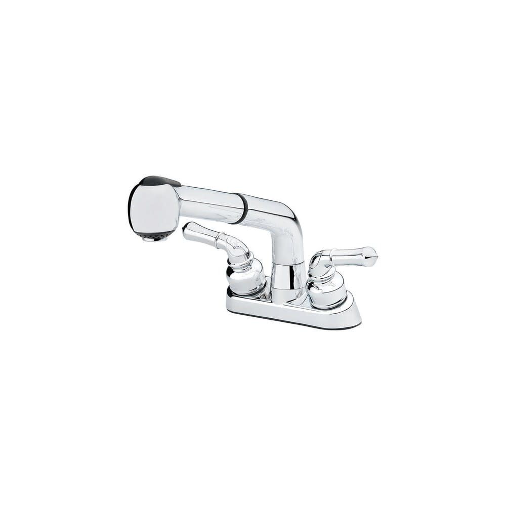 Pullout Laundry Faucet Chrome 2 Handle 4594040