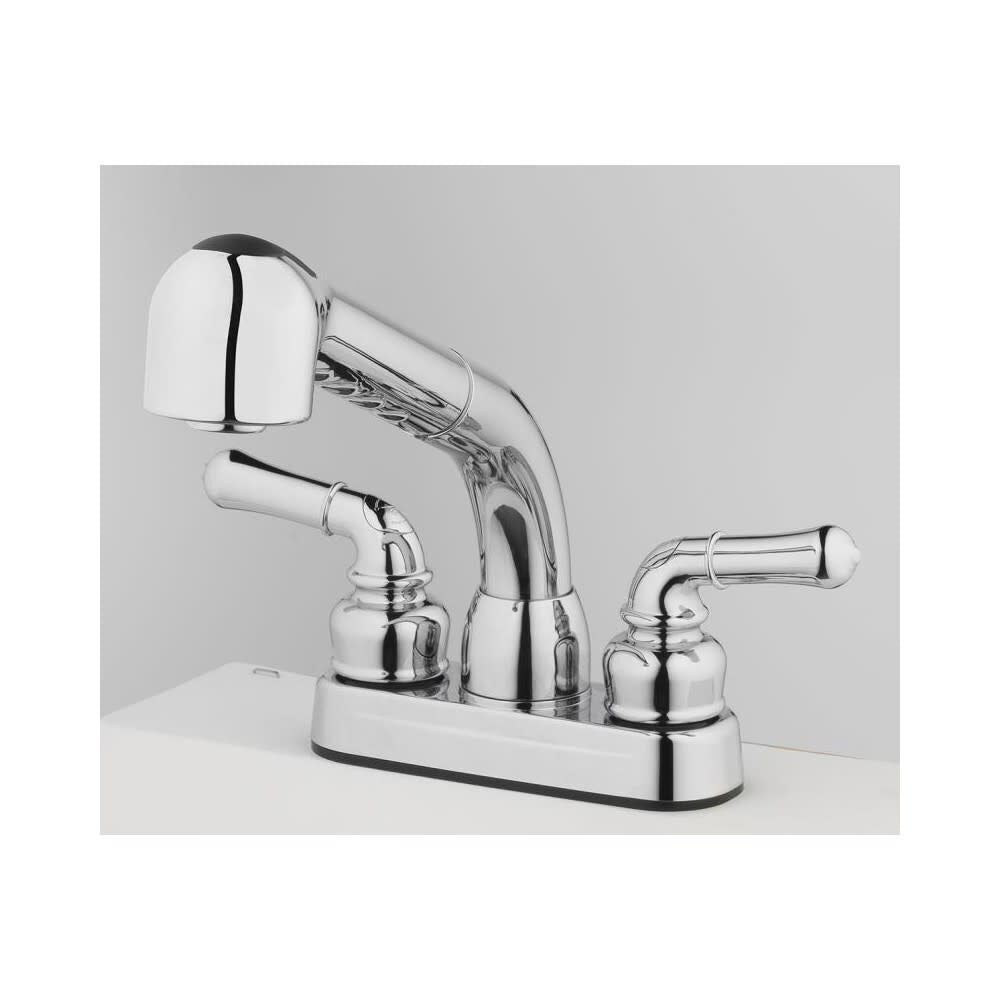 Pullout Laundry Faucet Chrome 2 Handle 4594040