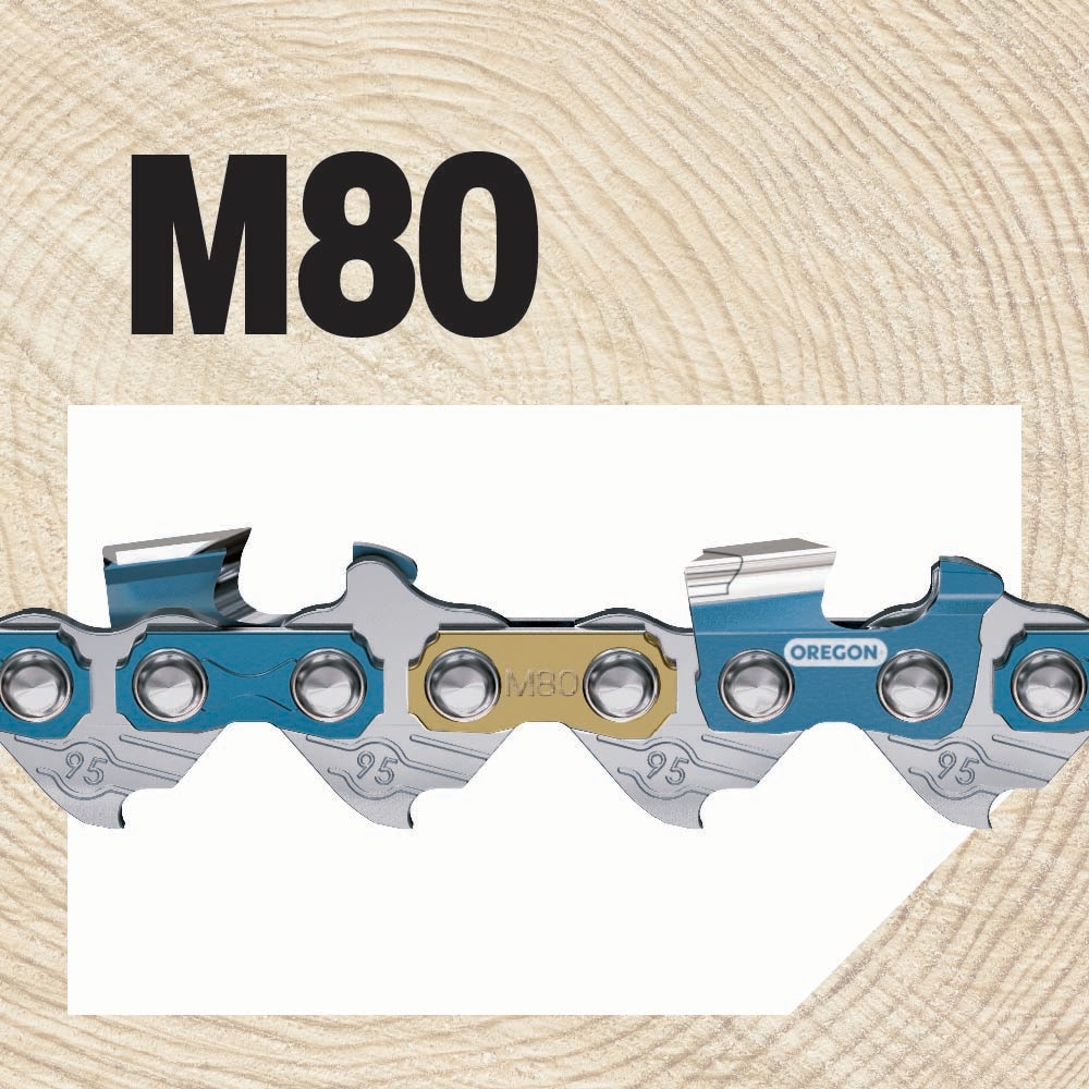 M80 80 Link Replacement Chainsaw Chain For 20-in, 0.05-in Gauge,0.325-in Pixel Pitch M80-21