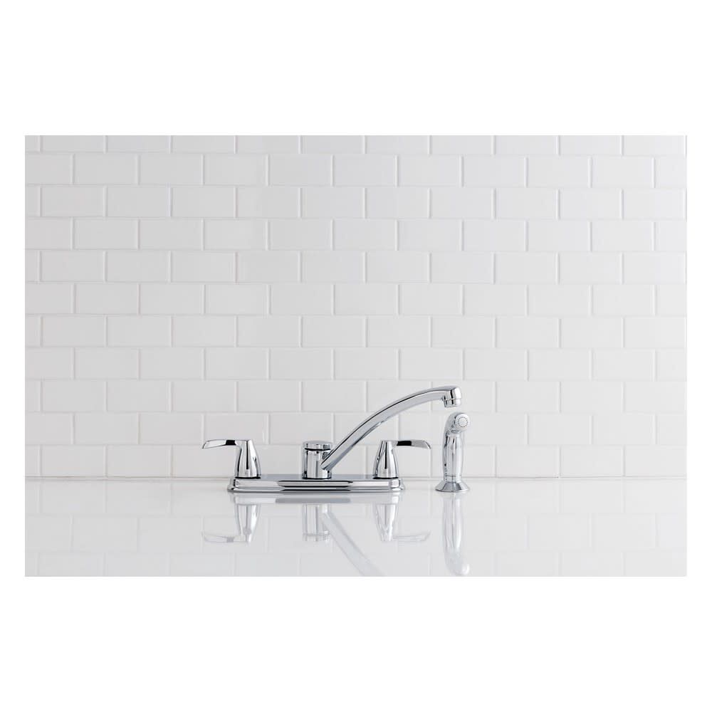 Adler Low Arc Kitchen Faucet with Optional Handles Chrome 87046