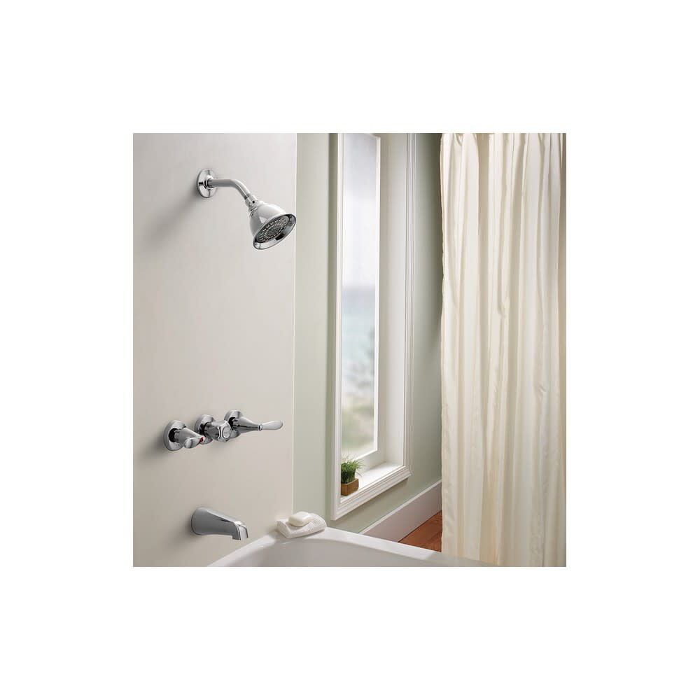 Adler Tub/Shower Faucet Standard 3 Handle Chrome Metal 82663